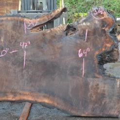 Goby Walnut Products Oregon Black Walnut Slab 030821-08