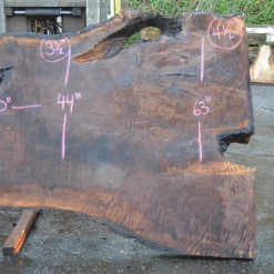 Goby Walnut Products Oregon Black Walnut Slab 030821-09 Green Slabs