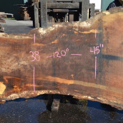 Goby Walnut Products Oregon White Oak Slab 030921-02 Green Slabs