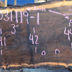 Goby Walnut Products 031119-01 Oregon Black Walnut Slab