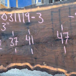 Goby Walnut Products 031119-03 Oregon Black Walnut Slab