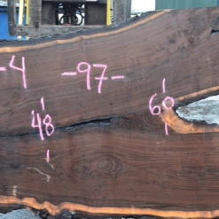 Goby Walnut Products 031119-04 Oregon Black Walnut Slab Green Slabs