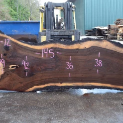 Goby Walnut Products Green Slabs 031219-12 Oregon Black Walnut Slab