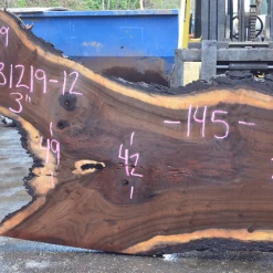 Goby Walnut Products Green Slabs 031219-12 Oregon Black Walnut Slab