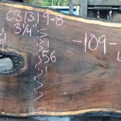 Goby Walnut Products Green Slabs 031319-07 Oregon Black Walnut Slab