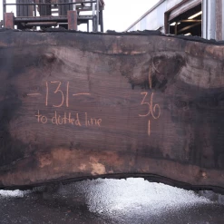 Goby Walnut Products Green Slabs Oregon Black Walnut Slab 031518-06