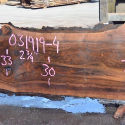 Goby Walnut Products 031919-04 Oregon Black Walnut Slab Green Slabs