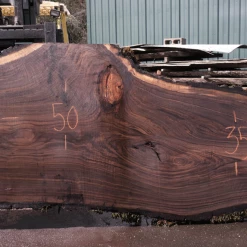 Goby Walnut Products Oregon Black Walnut Slab 032818-04 Green Slabs