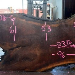 Goby Walnut Oregon Black Walnut Slab 033016-06 Green Slabs