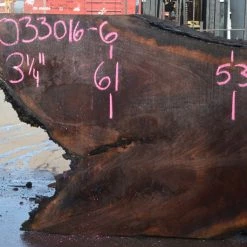 Goby Walnut Oregon Black Walnut Slab 033016-06 Green Slabs
