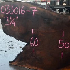 Goby Walnut Oregon Black Walnut Slab 033016-07