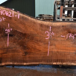 Goby Walnut Products Oregon Black Walnut Slab 040621-01 Green Slabs