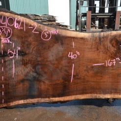 Goby Walnut Products Oregon Black Walnut Slab 040621-02 Green Slabs