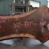 Goby Walnut Products Oregon Black Walnut Slab 040721-01 Green Slabs