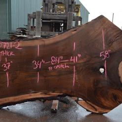 Goby Walnut Products Oregon Black Walnut Slab 040721-02