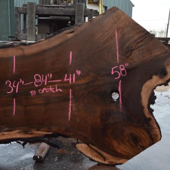 Goby Walnut Products Oregon Black Walnut Slab 040721-02