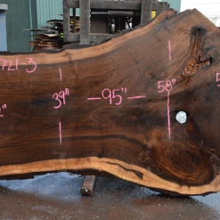 Goby Walnut Products Green Slabs Oregon Black Walnut Slab 040721-03
