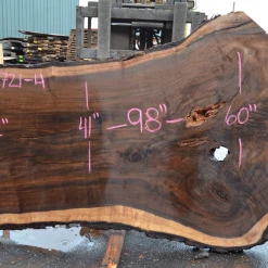 Goby Walnut Products Green Slabs Oregon Black Walnut Slab 040721-04