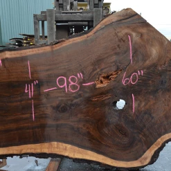 Goby Walnut Products Green Slabs Oregon Black Walnut Slab 040721-04