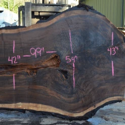 Goby Walnut Products Green Slabs Oregon Black Walnut Slab 040721-05