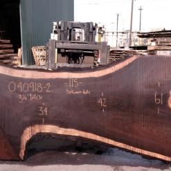Goby Walnut Products Green Slabs Oregon Black Walnut Slab 040918-02