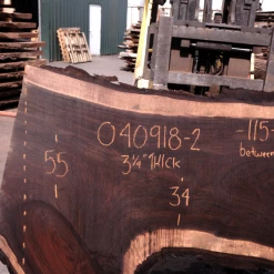 Goby Walnut Products Green Slabs Oregon Black Walnut Slab 040918-02