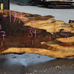 Goby Walnut Products 041319-05 Oregon White Oak Slab Green Slabs