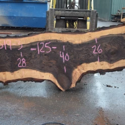 Goby Walnut Products Green Slabs 041519-03 Oregon Black Walnut Slab