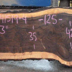 Goby Walnut Products Green Slabs 041519-04 Oregon Black Walnut Slab