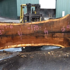 Goby Walnut Products 042119-06 Oregon White Oak Slab Green Slabs