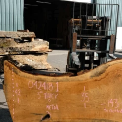 Goby Walnut Products Green Slabs Oregon White Oak Slab 042418-01