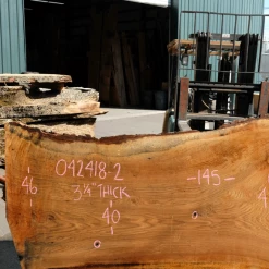 Goby Walnut Products Green Slabs Oregon White Oak Slab 042418-02