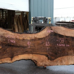 Goby Walnut Products Green Slabs Bastogne Walnut Slab 042518-05