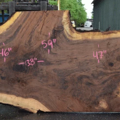 Goby Walnut Products Oregon Black Walnut Slab 042621-02