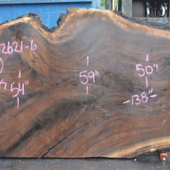 Goby Walnut Products Oregon Black Walnut Slab 042621-06 Green Slabs