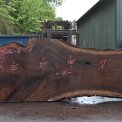 Goby Walnut Products Oregon Black Walnut Slab 042621-07 Green Slabs