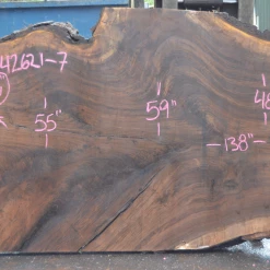 Goby Walnut Products Oregon Black Walnut Slab 042621-07 Green Slabs