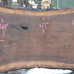 Goby Walnut Products Oregon Black Walnut Slab 042621-07 Green Slabs