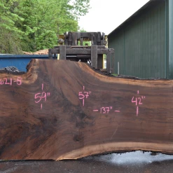 Goby Walnut Products Oregon Black Walnut Slab 042621-08