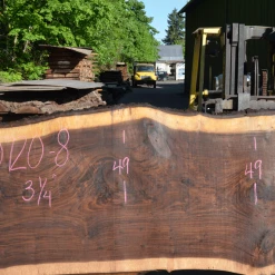 Goby Walnut Products Green Slabs Oregon Black Walnut Slab 050720-08