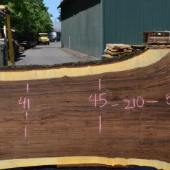Goby Walnut Products Oregon Black Walnut Slab 050820-02 Green Slabs