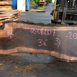 Goby Walnut Products Oregon Black Walnut Slab 050820-07 Green Slabs