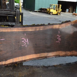 Goby Walnut Products Oregon Black Walnut Slab 050820-07 Green Slabs