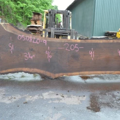 Goby Walnut Products Oregon Black Walnut Slab 050820-09