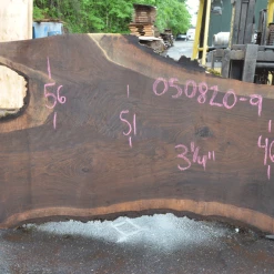 Goby Walnut Products Oregon Black Walnut Slab 050820-09