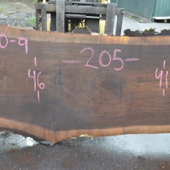 Goby Walnut Products Oregon Black Walnut Slab 050820-09