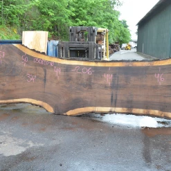 Goby Walnut Products Oregon Black Walnut Slab 050820-10 Green Slabs