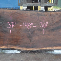 Goby Walnut Products Oregon Black Walnut Slab 052021-07 Green Slabs