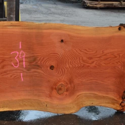 Goby Walnut Products 052119-01 Oregon Fir Slab Green Slabs