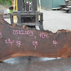 Goby Walnut Products Oregon Black Walnut Slab 052220-03 Green Slabs